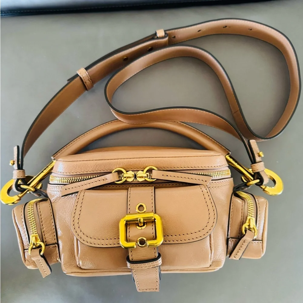 Chloé Small Camera Bag in shiny leather - Picture 1 of 11